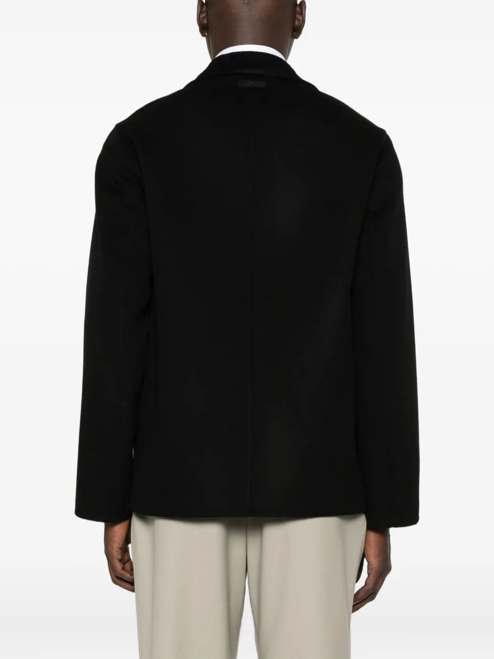 Lardini Jas met enkele rij knopen Zwart