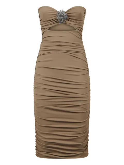 Amen vestido midi con aberturas