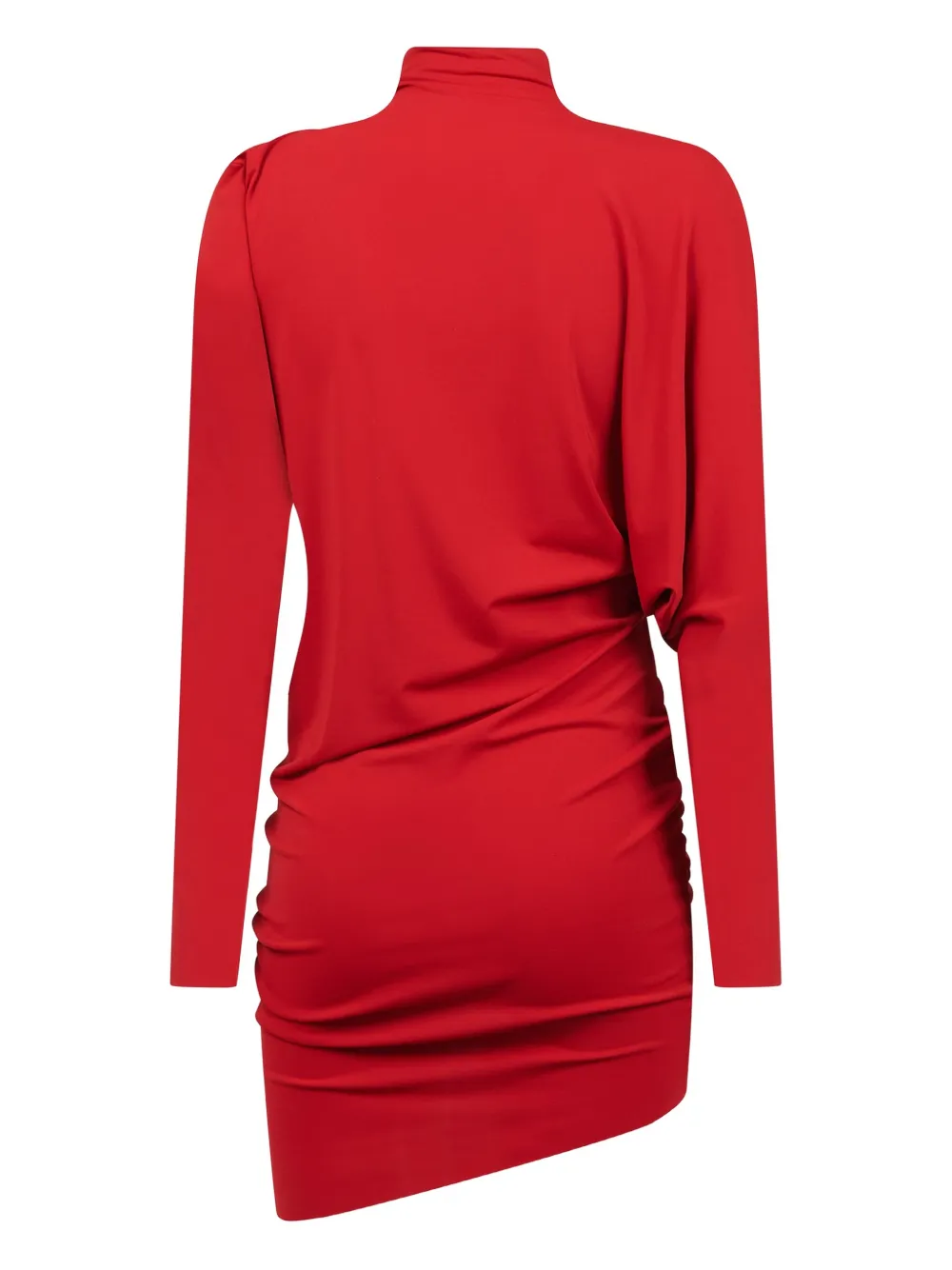 Amen asymmetric midi dress - Rood