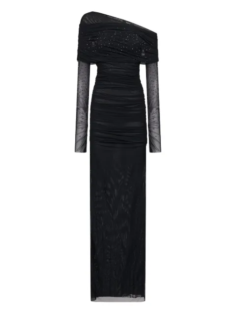 Amen vestido con hombro descubierto