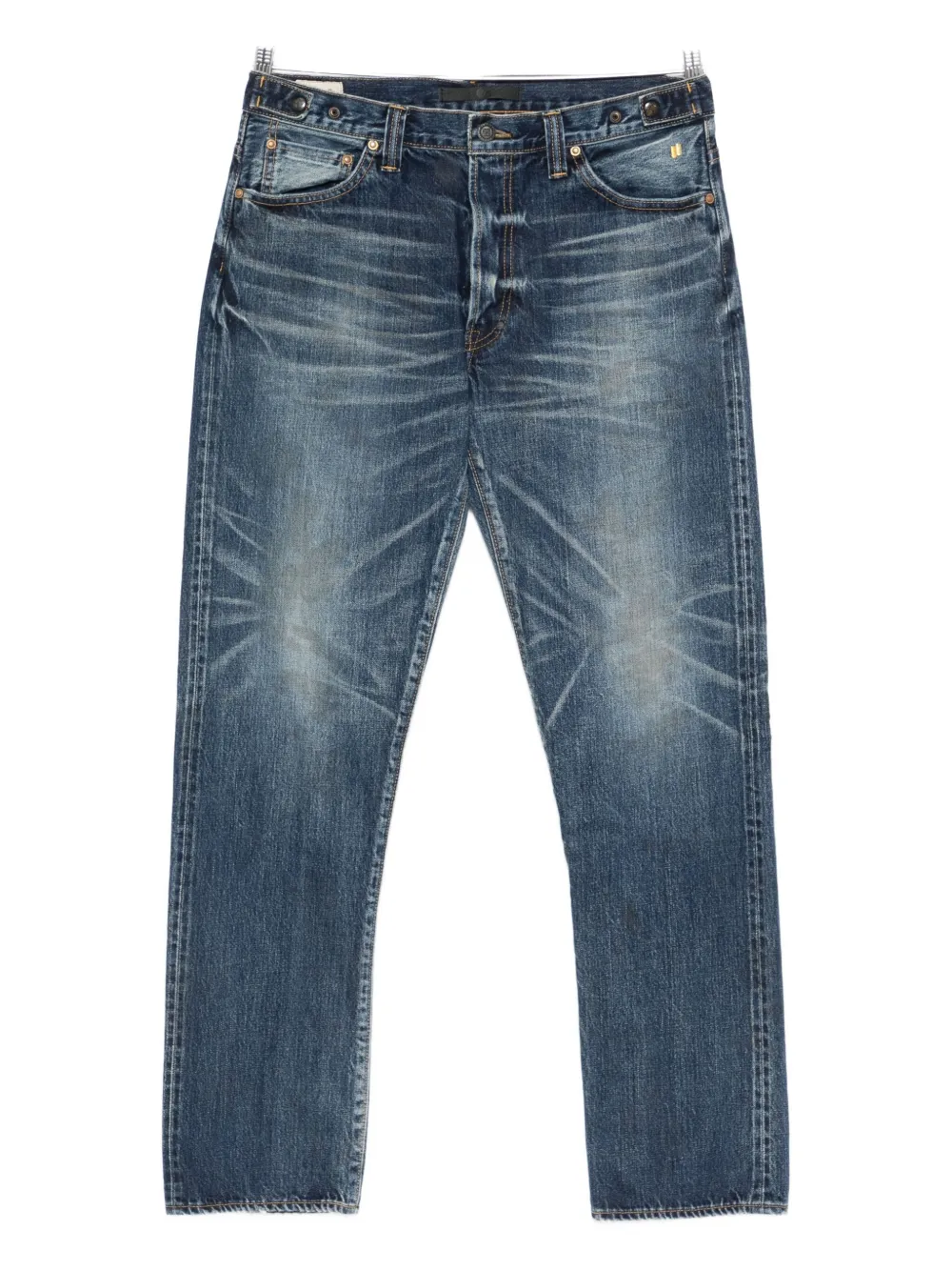 Mastercraft Union faded button-fly jeans - ブルー Mastercraft Union faded button-fly jeans - ブルー