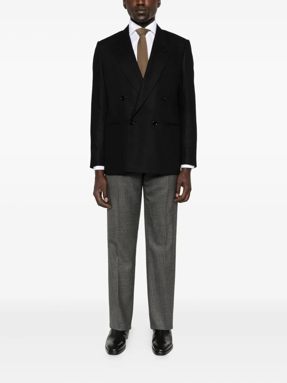 Lardini pressed-crease trousers - Grijs