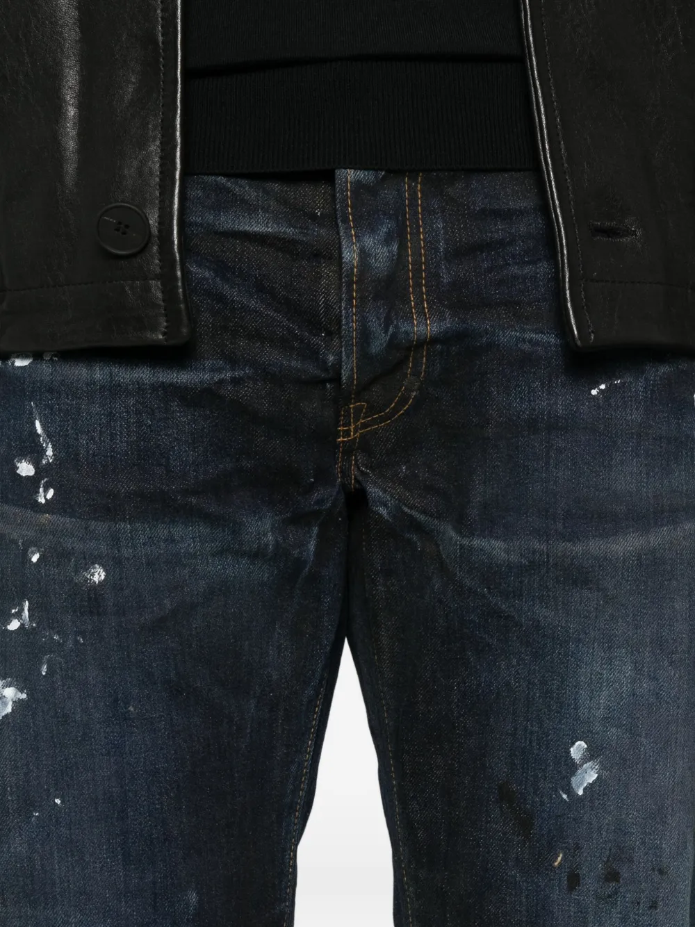 Edo Paint-Splatter Jeans