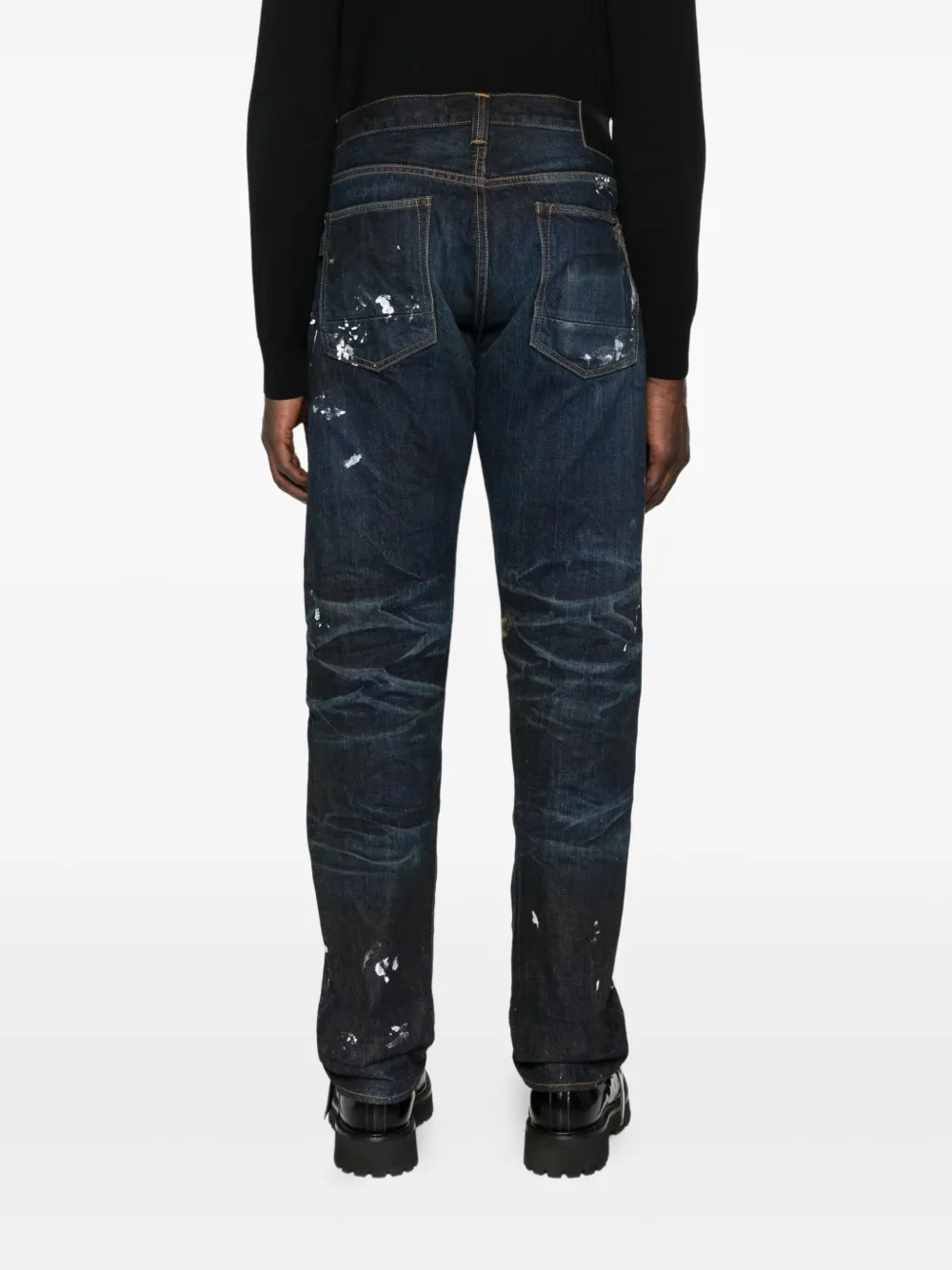 Edo Paint-Splatter Jeans