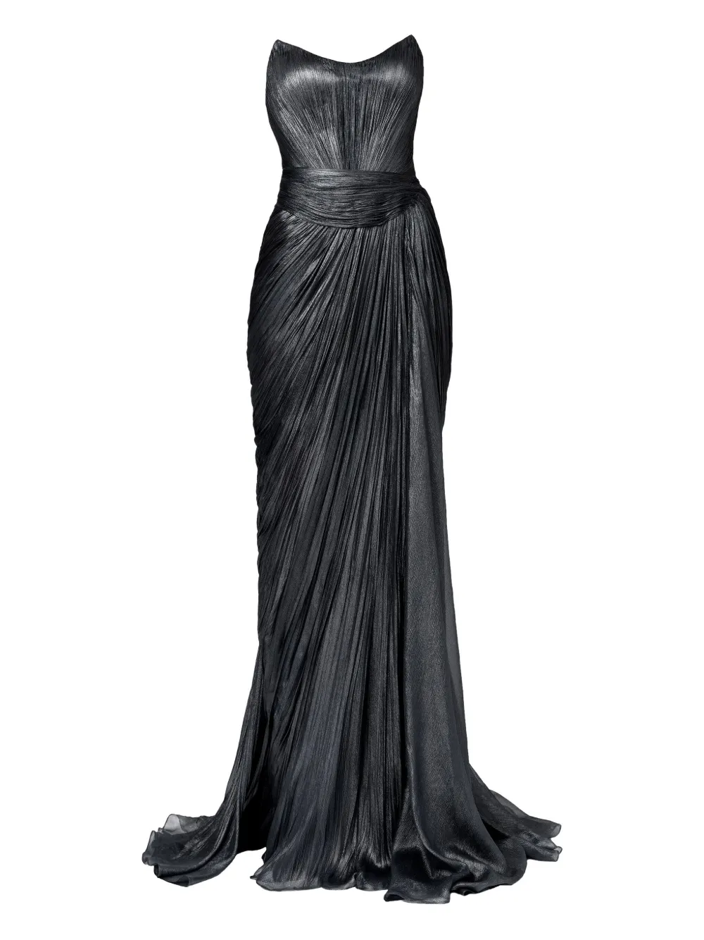 Iris Serban pleated-bodice dress | Black | Image 1
