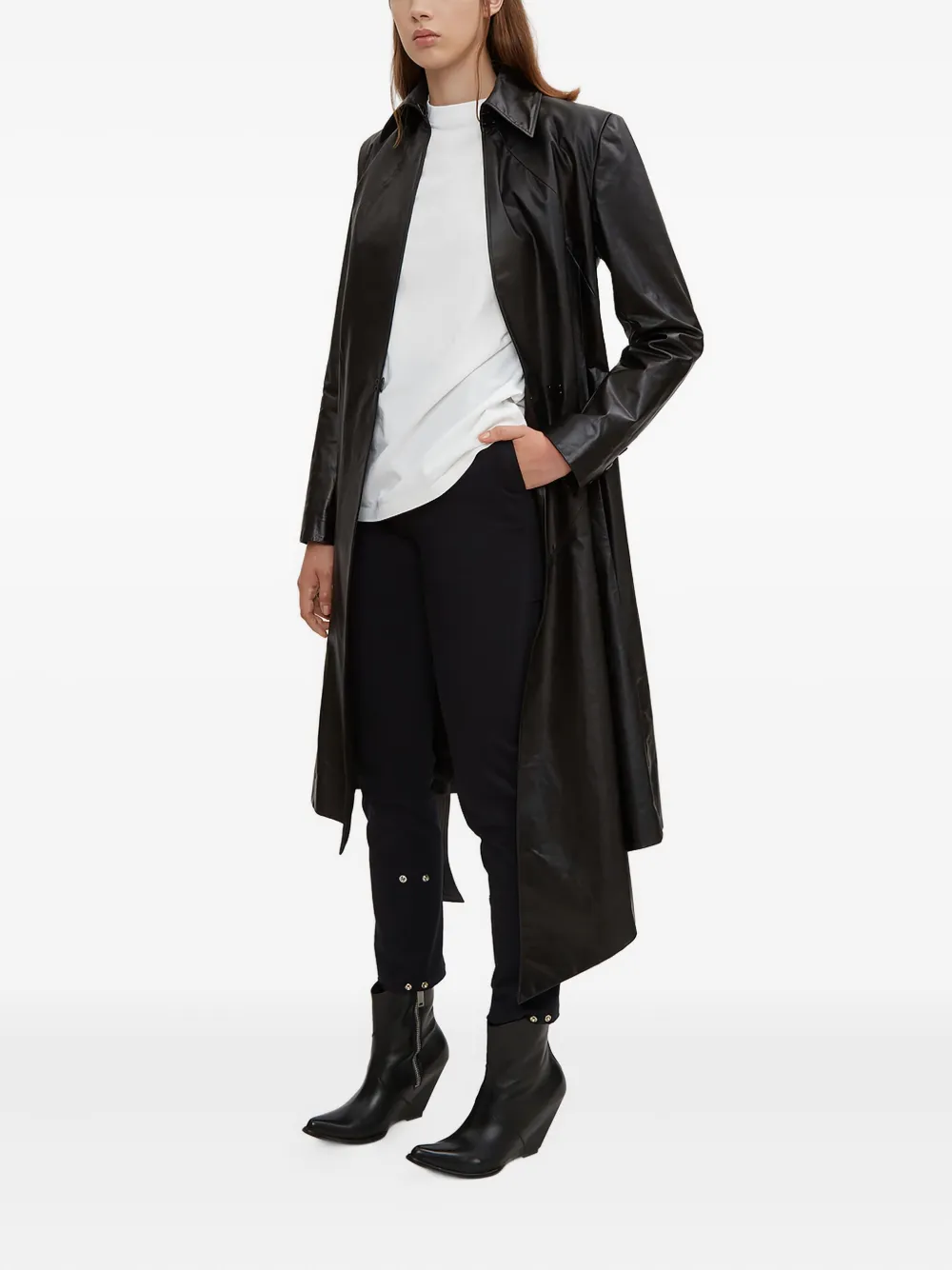 Olivier Theyskens ribbed-neck T-shirt | T-Shirts & Jersey Shirts | Image 2
