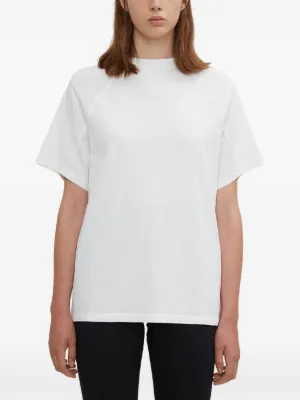 Olivier Theyskens リブネック Tシャツ | ホワイト | FARFETCH JP