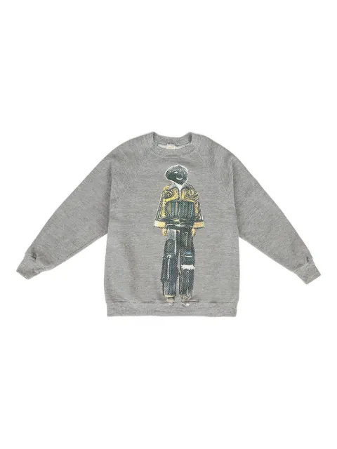 DRx FARMAxY FOR LN-CC graphic-print crew-neck sweatshirt