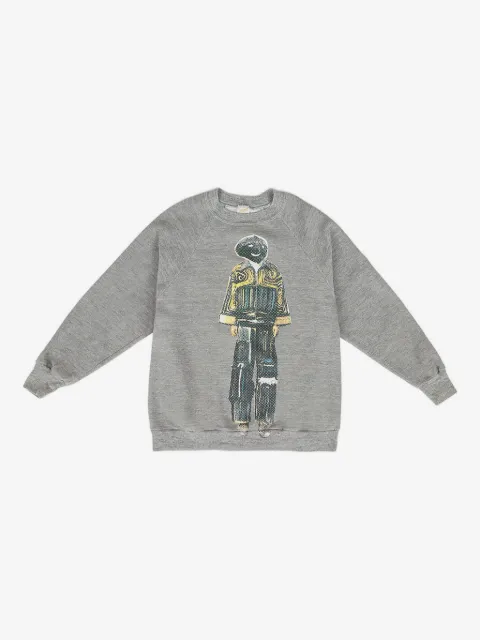 DRx FARMAxY FOR LN-CC graphic-print crew-neck sweatshirt
