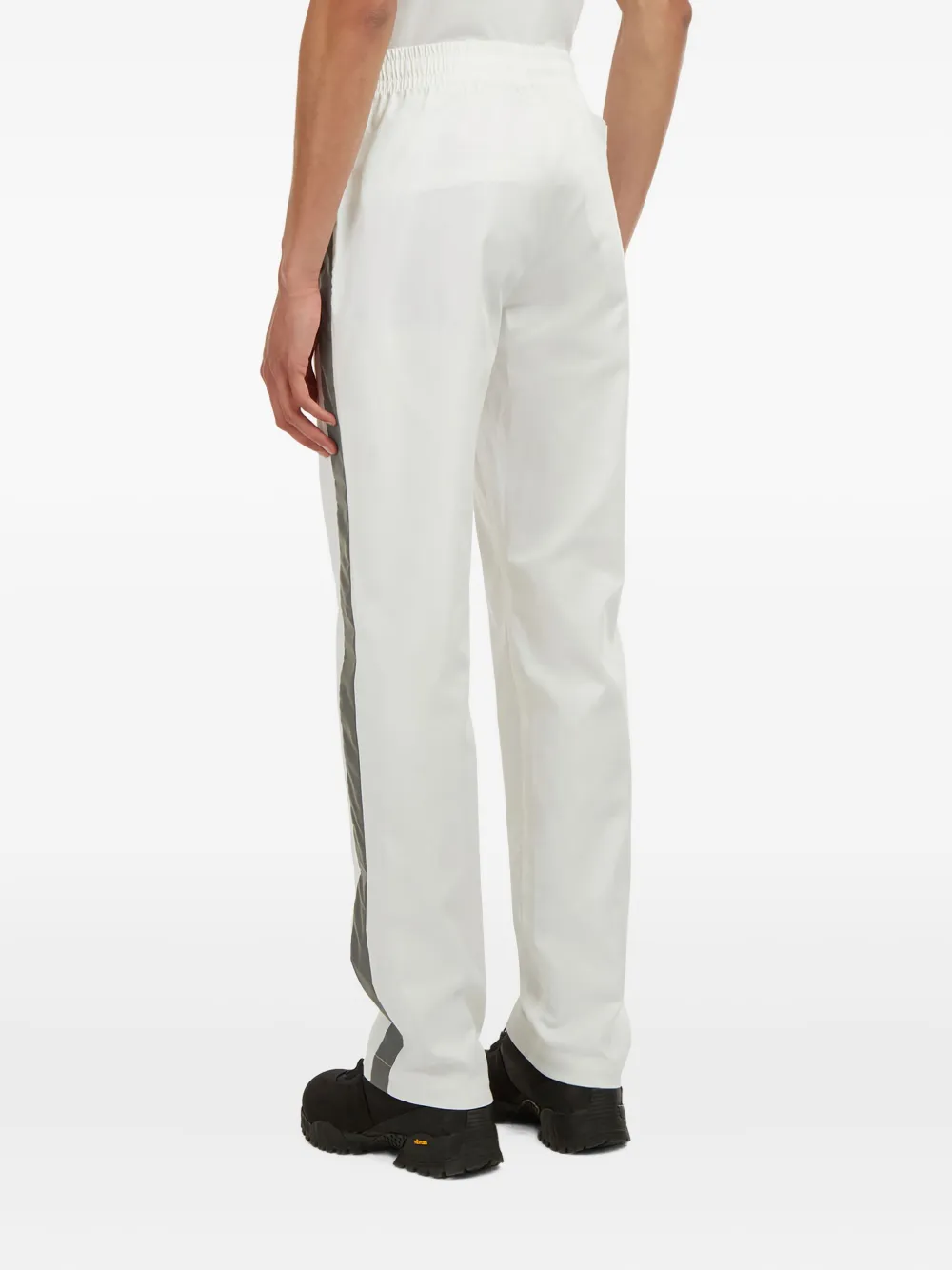 Serapis Stripe-trim Track Trousers In White
