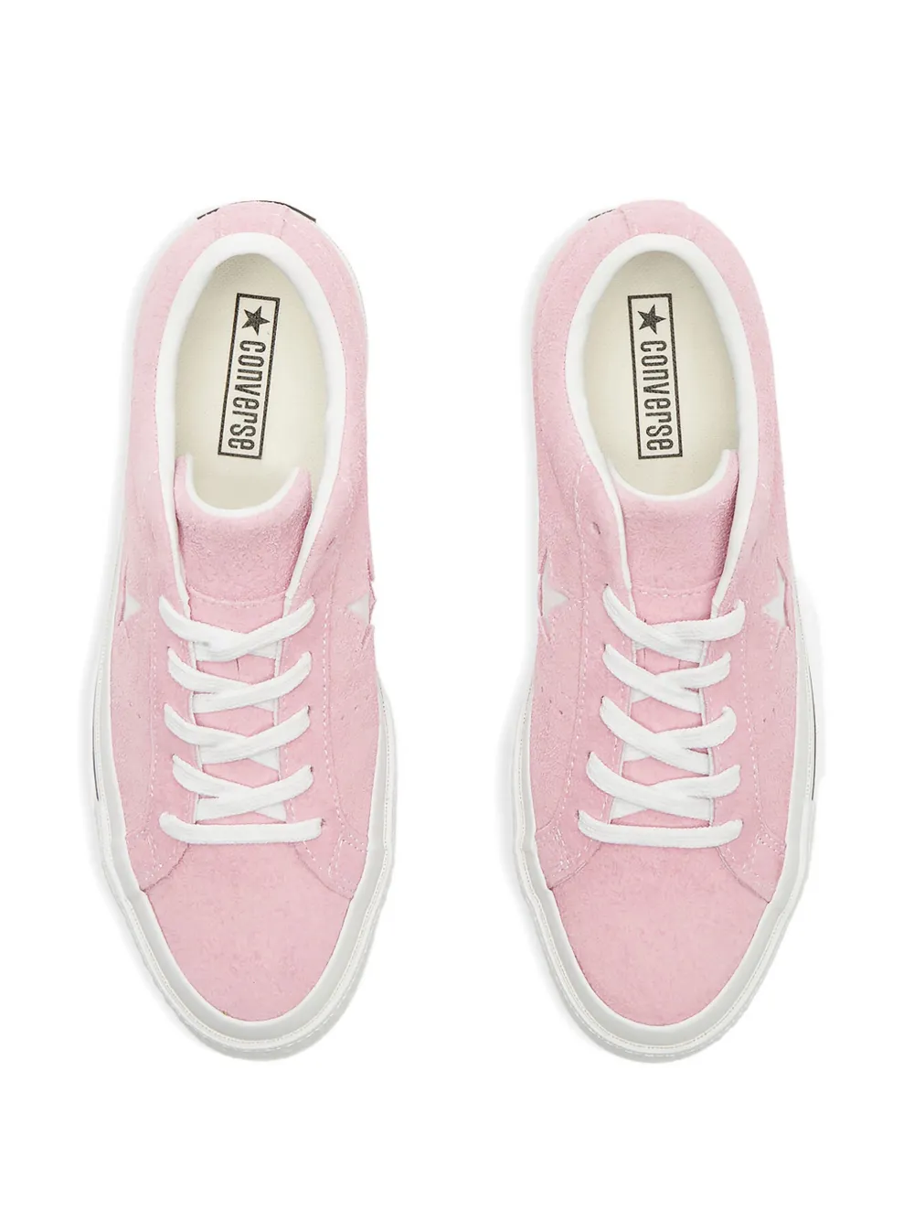 Converse One Star suede sneakers Roze