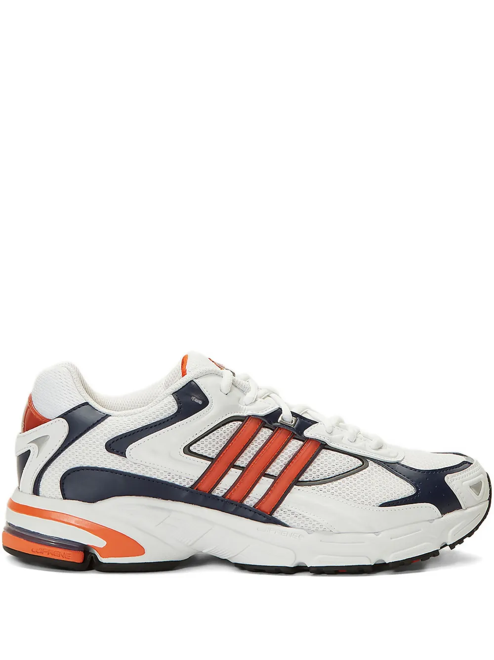 Adidas mesh-panel lace-up trainers White