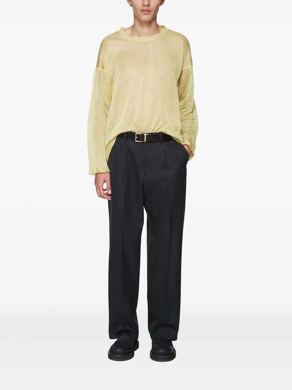 OUR LEGACY centre-fold twill trousers | Tailored Pants | Image 2