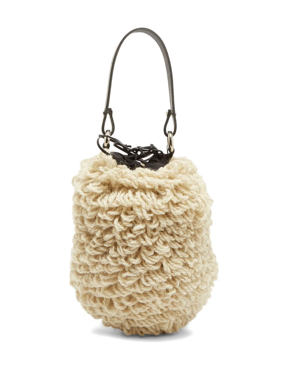 Muun Mini Castor Bucket Bag In Neutral