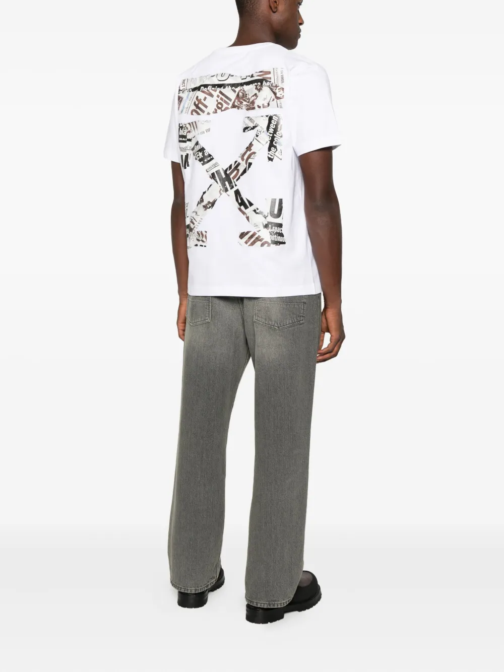 Off-White short-sleeve t-shirt - Wit