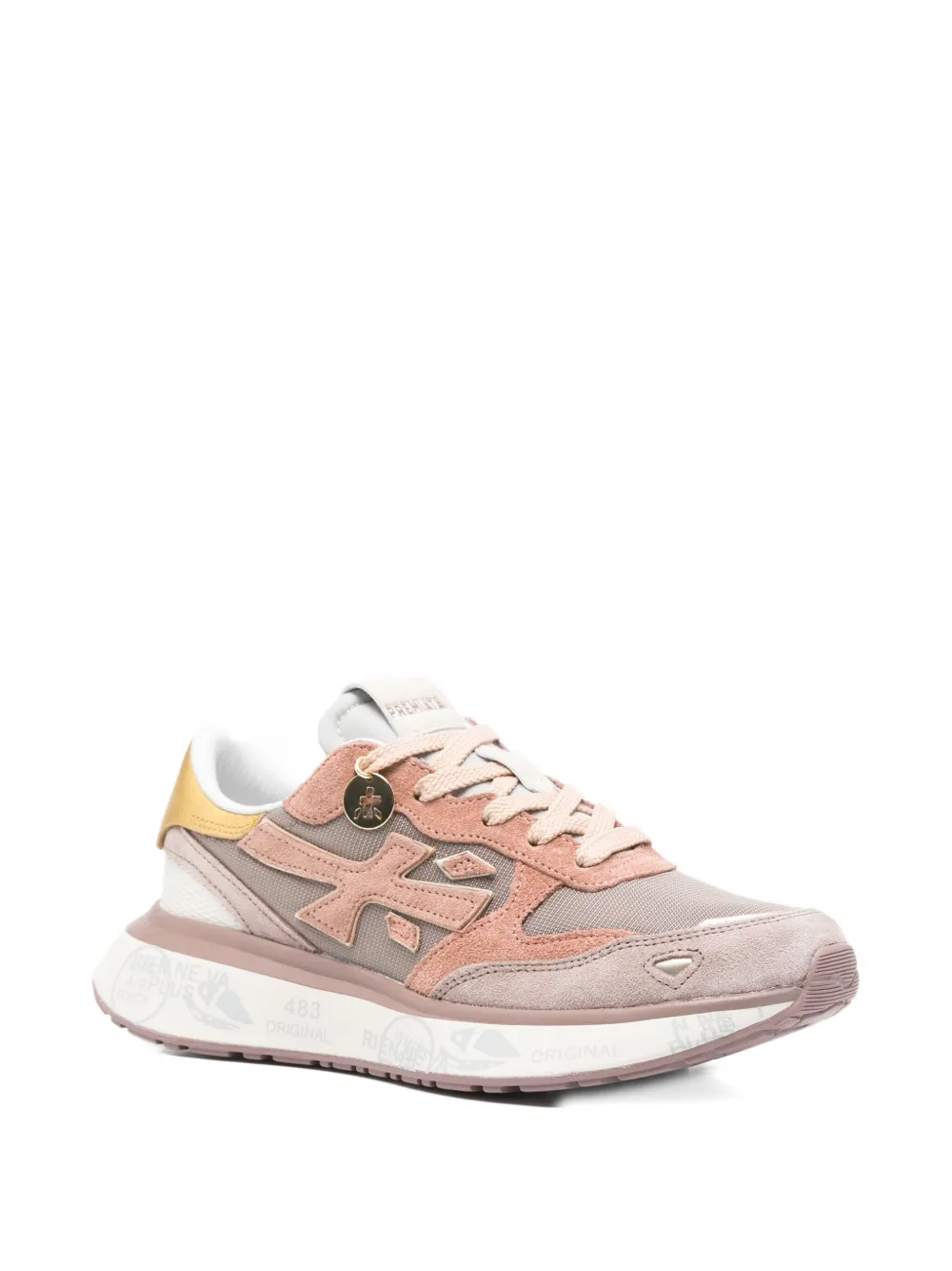 Premiata Lauryn sneakers - GREY PINK YELLOW