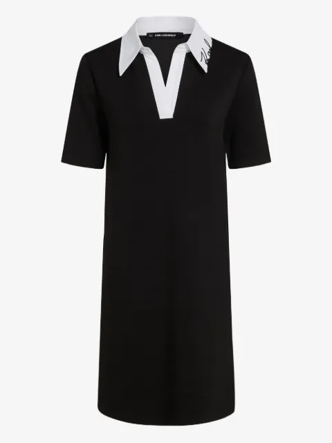 Karl Lagerfeld vestido estilo playera tipo polo