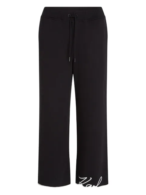 Karl Lagerfeld Signature hem track pants