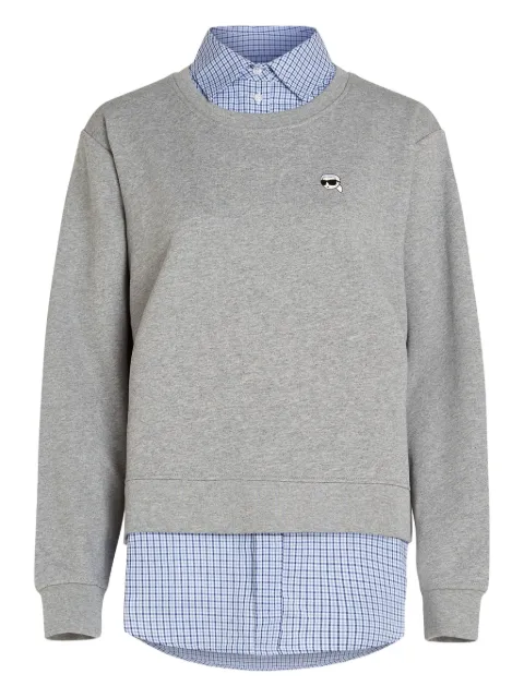 Karl Lagerfeld Ikon layered sweatshirt