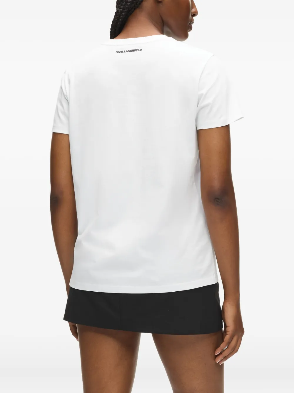 Karl Lagerfeld Autograph T-shirt In White