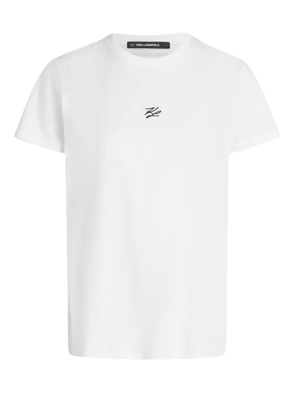 Karl Lagerfeld Autograph T-shirt In White