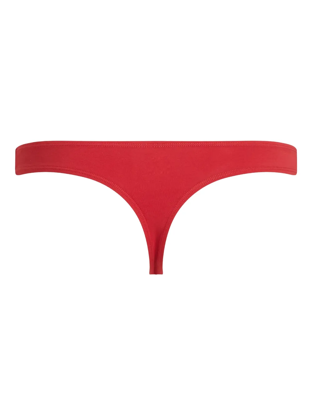 Karl Lagerfeld Drie slips met geborduurd patroon Rood