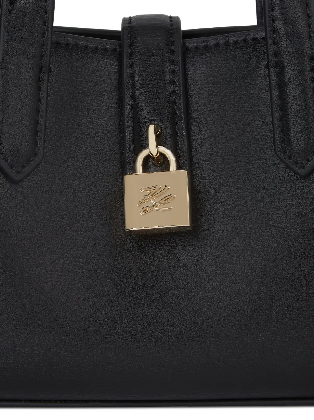 Karl Lagerfeld K Autograph kleine tas met hangslot Zwart