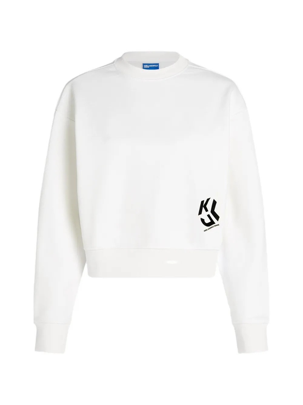 Karl Lagerfeld Jeans Sweater met monogramprint Wit