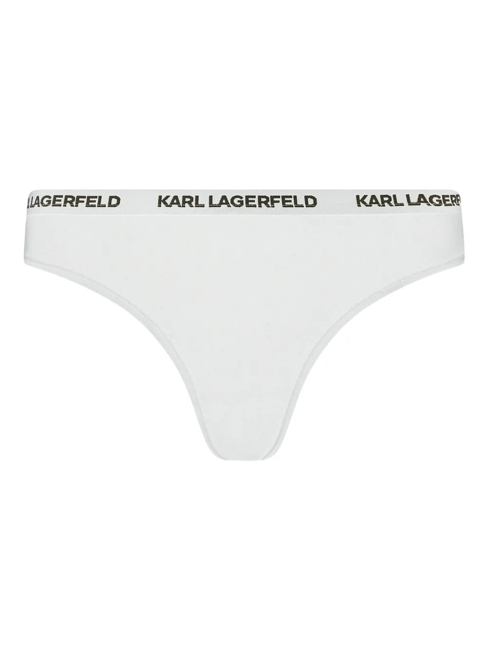 Karl Lagerfeld logo-detailing thong | White | Image 1