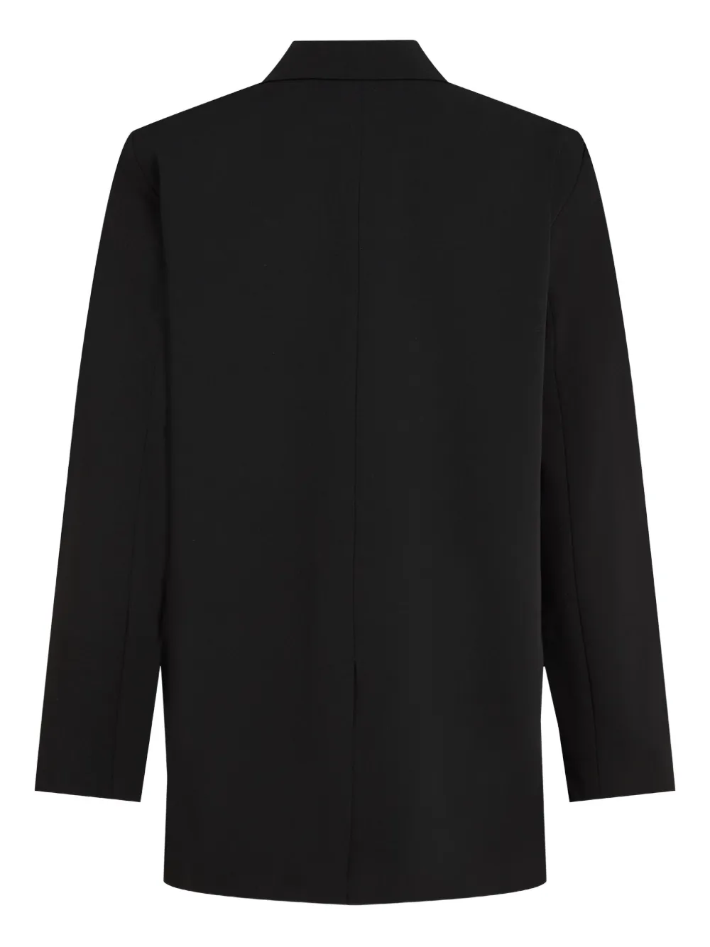 Karl Lagerfeld Jeans Flap-pocket Panelledl Blazer In Black