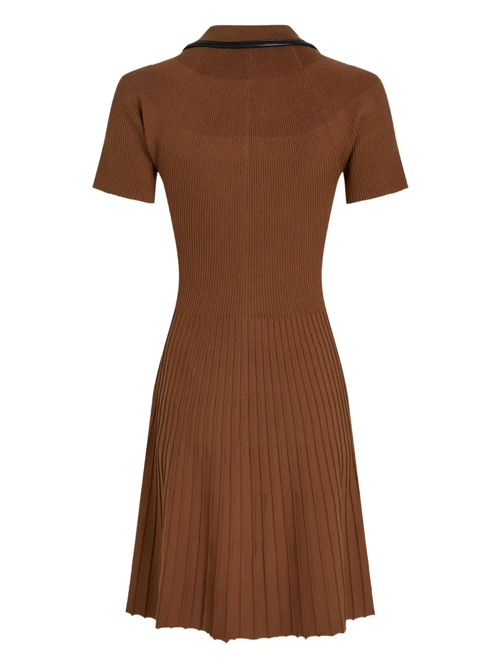 Karl Lagerfeld Polojurk met knoopsluiting Bruin