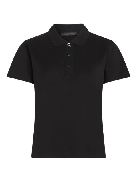 Karl Lagerfeld Ikon button polo shirt