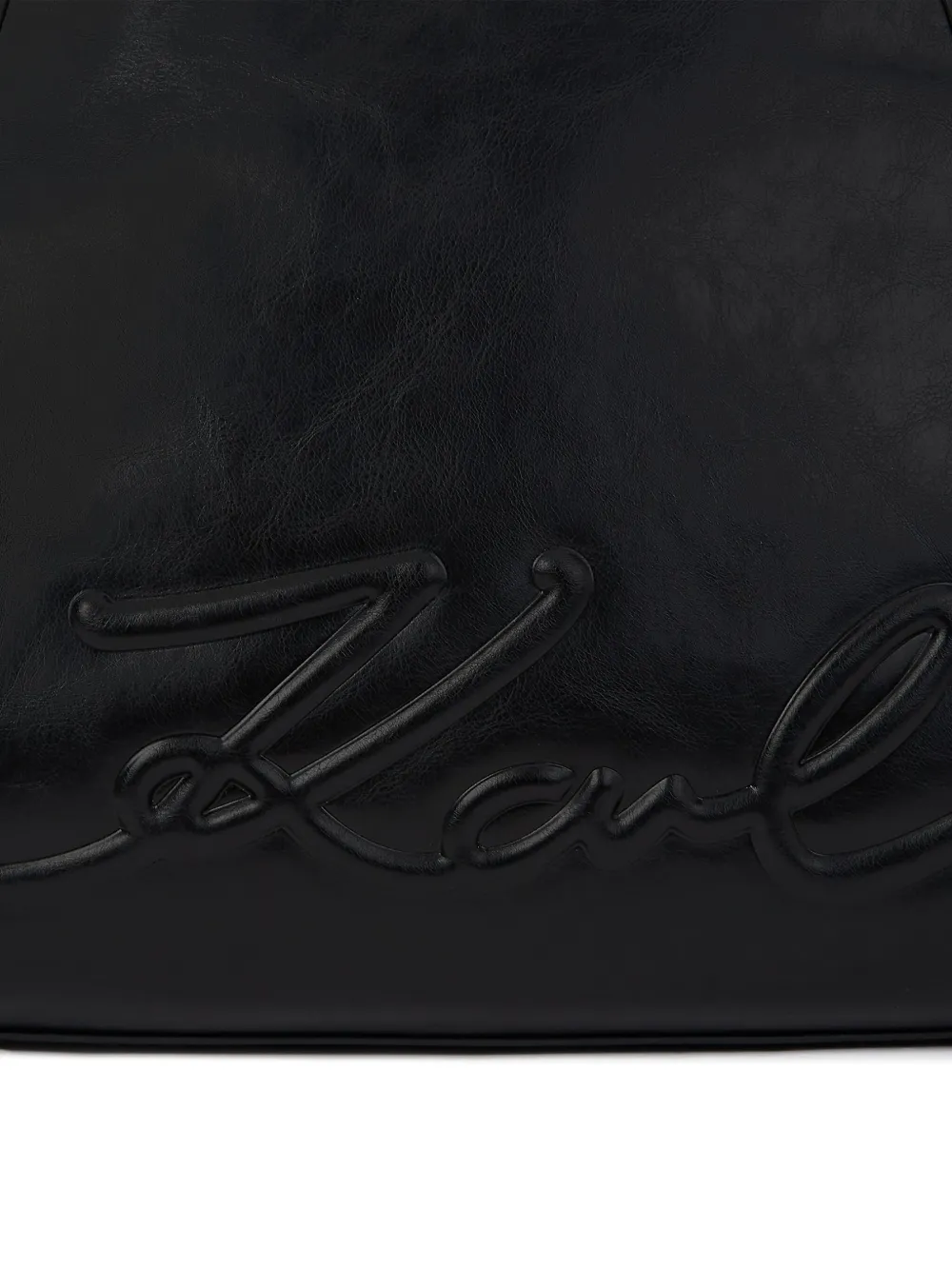 Karl Lagerfeld K Ville medium shopper Zwart