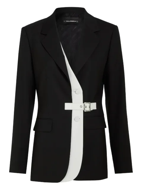 Karl Lagerfeld blazer con cinturón