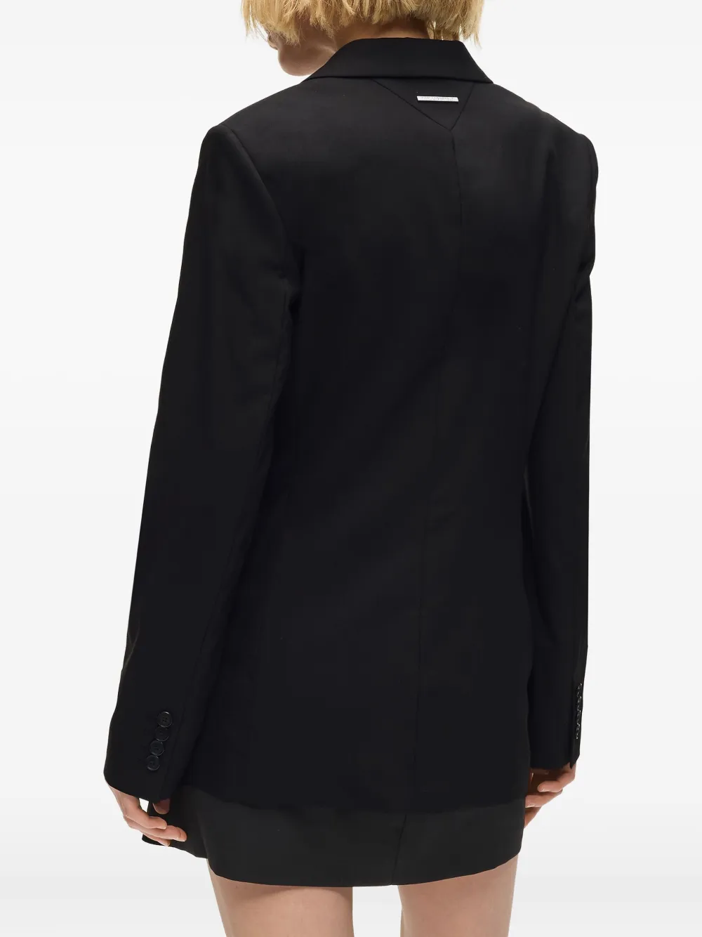 Karl Lagerfeld Blazer met ceintuur Zwart