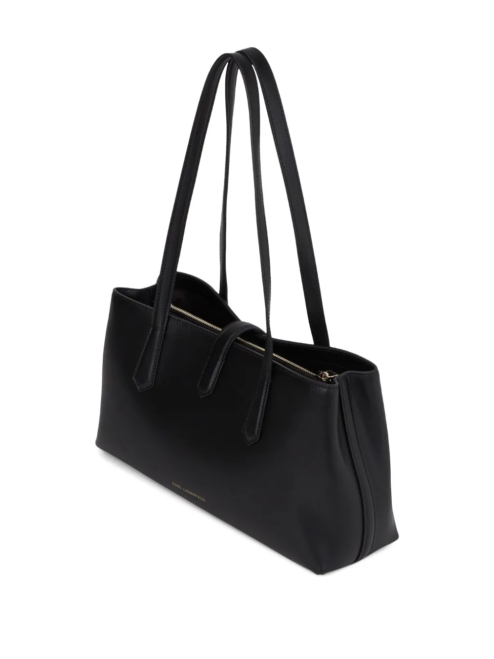 Karl Lagerfeld K Autograph shopper met hangslot Zwart