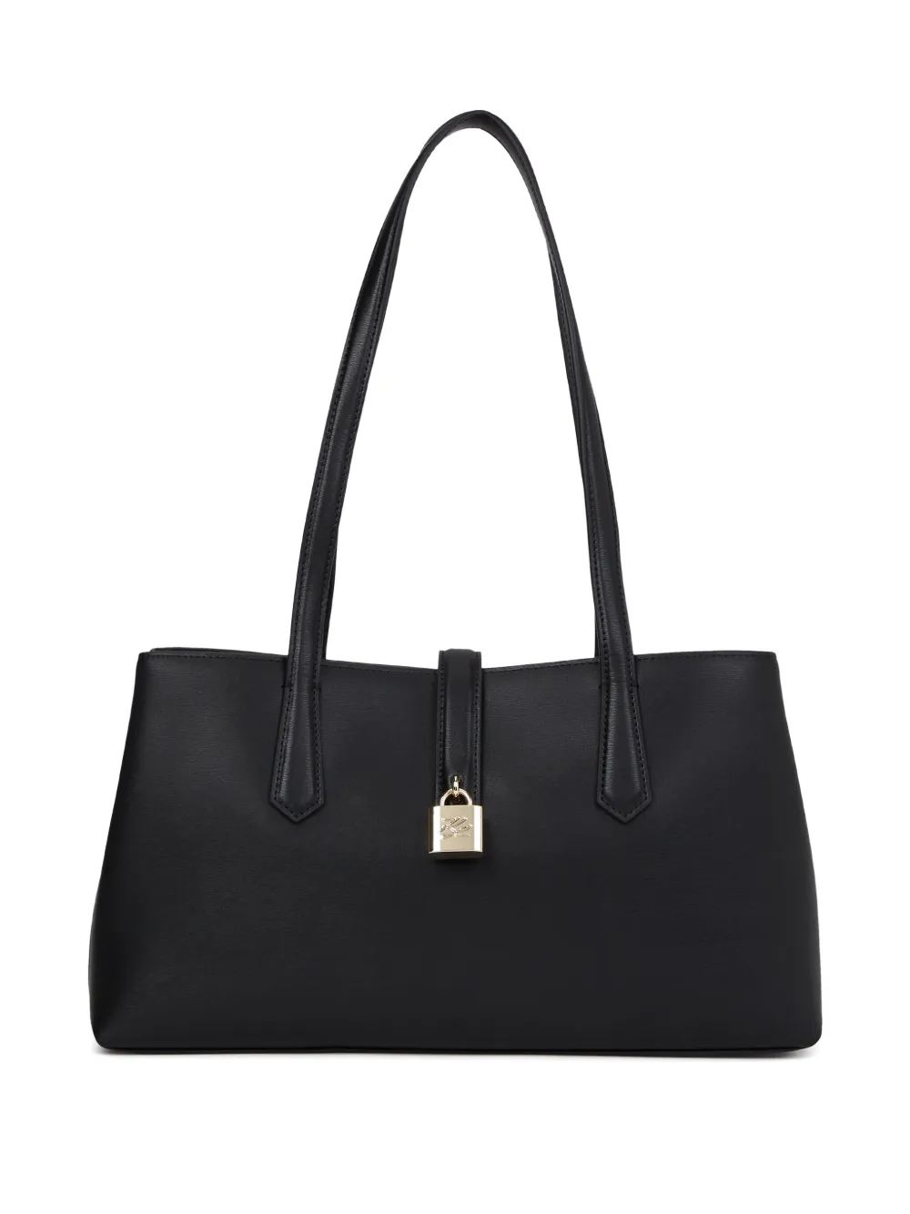 Karl Lagerfeld Borsa tote K/Autograph con lucchetto - Nero