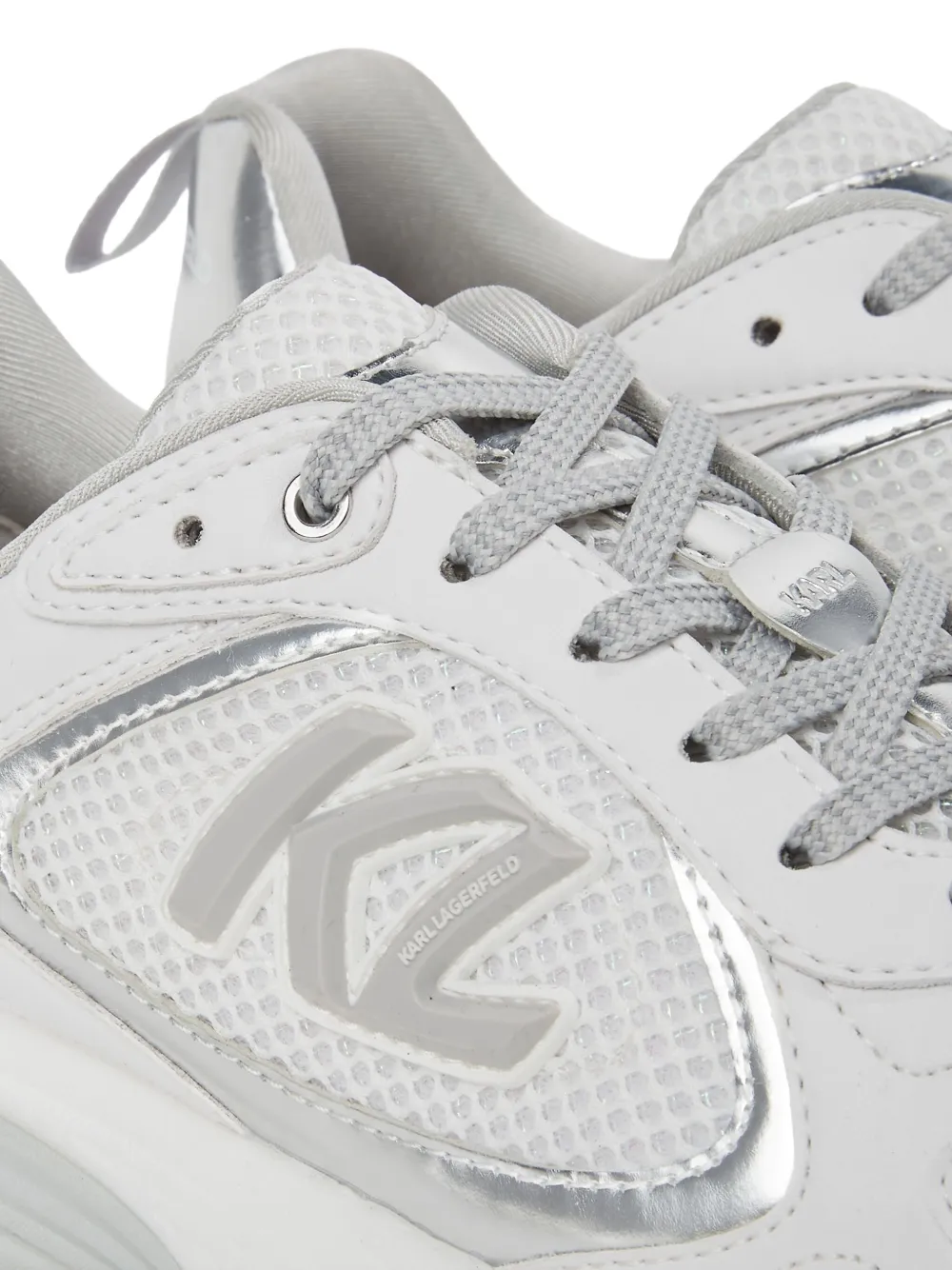 Karl Lagerfeld Jeans Orion sneakers met afwerking Wit