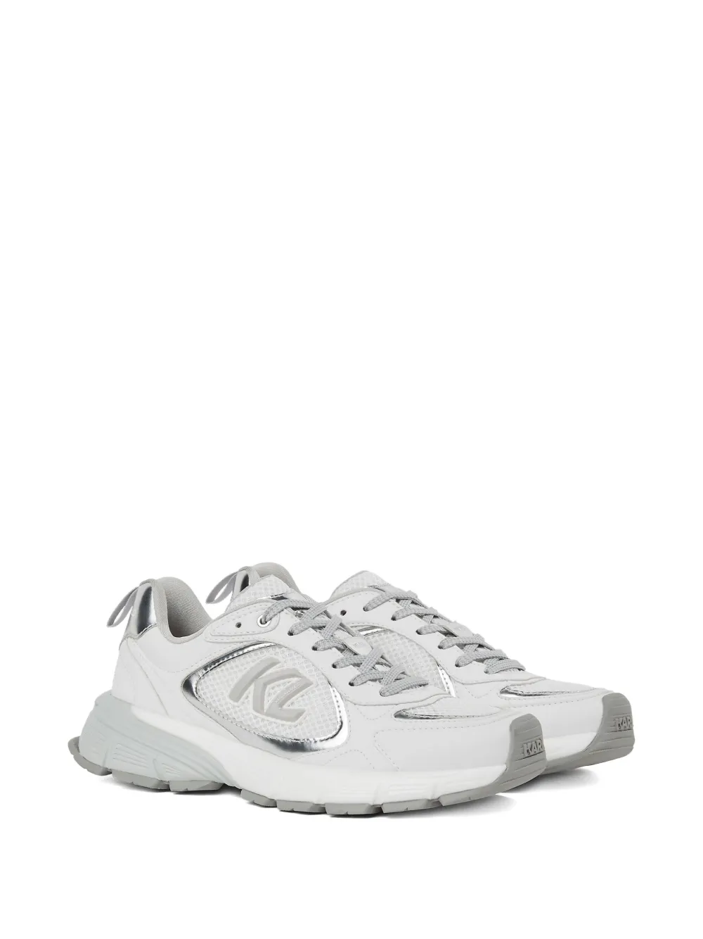 Karl Lagerfeld Jeans Orion sneakers met afwerking - Wit