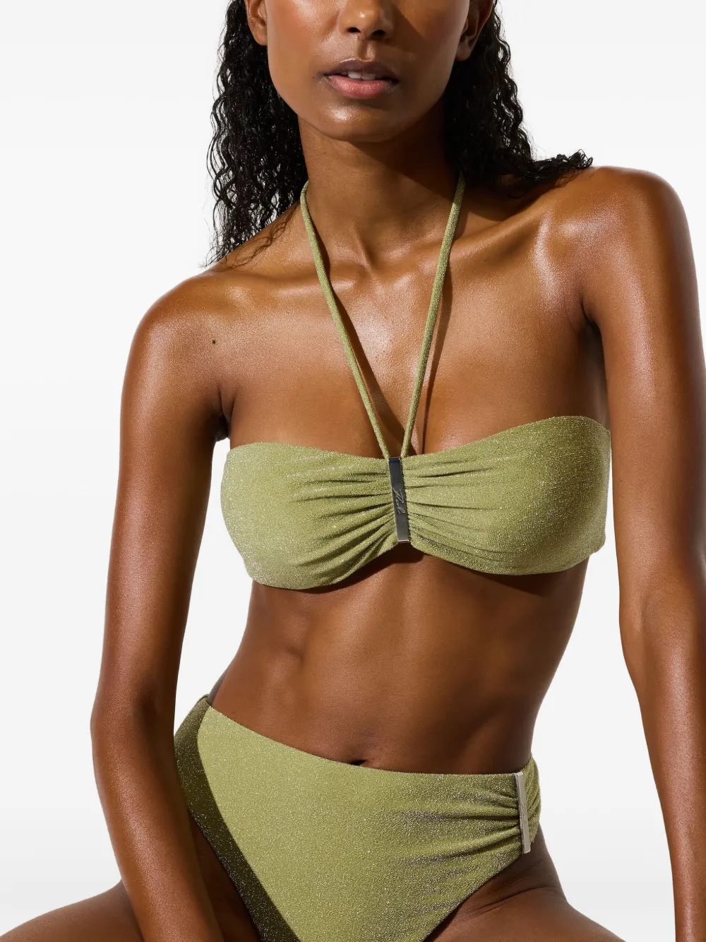 Karl Lagerfeld logo-plaque bikini top | Bikinis | Image 2