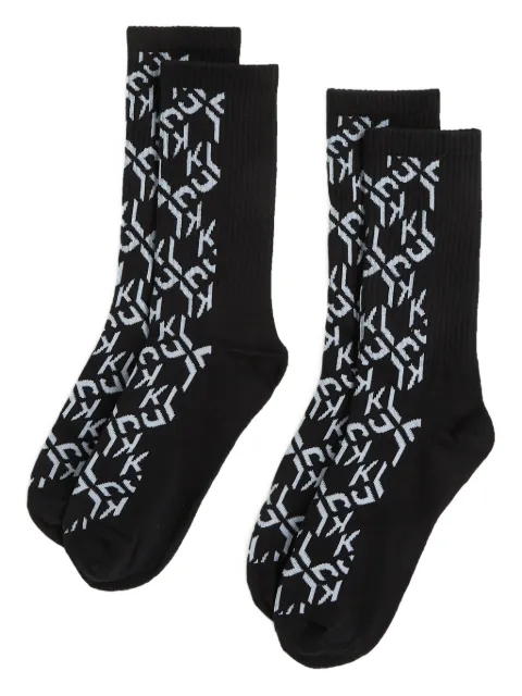 Karl Lagerfeld Jeans monogram-pattern socks