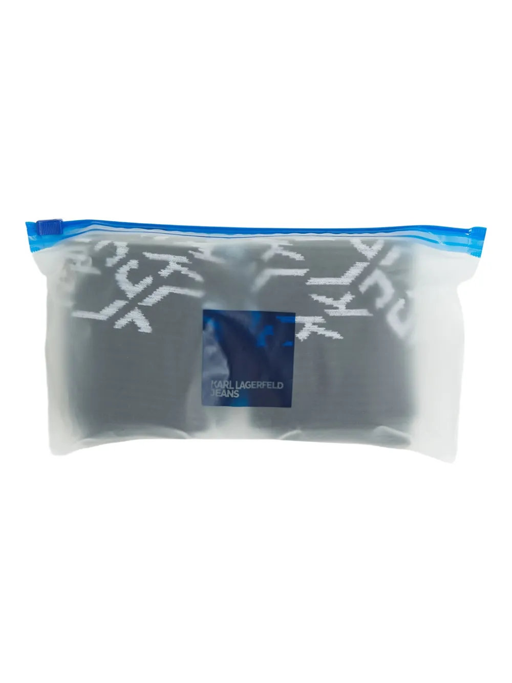 Karl Lagerfeld Jeans Sokken met monogram-patroon Zwart