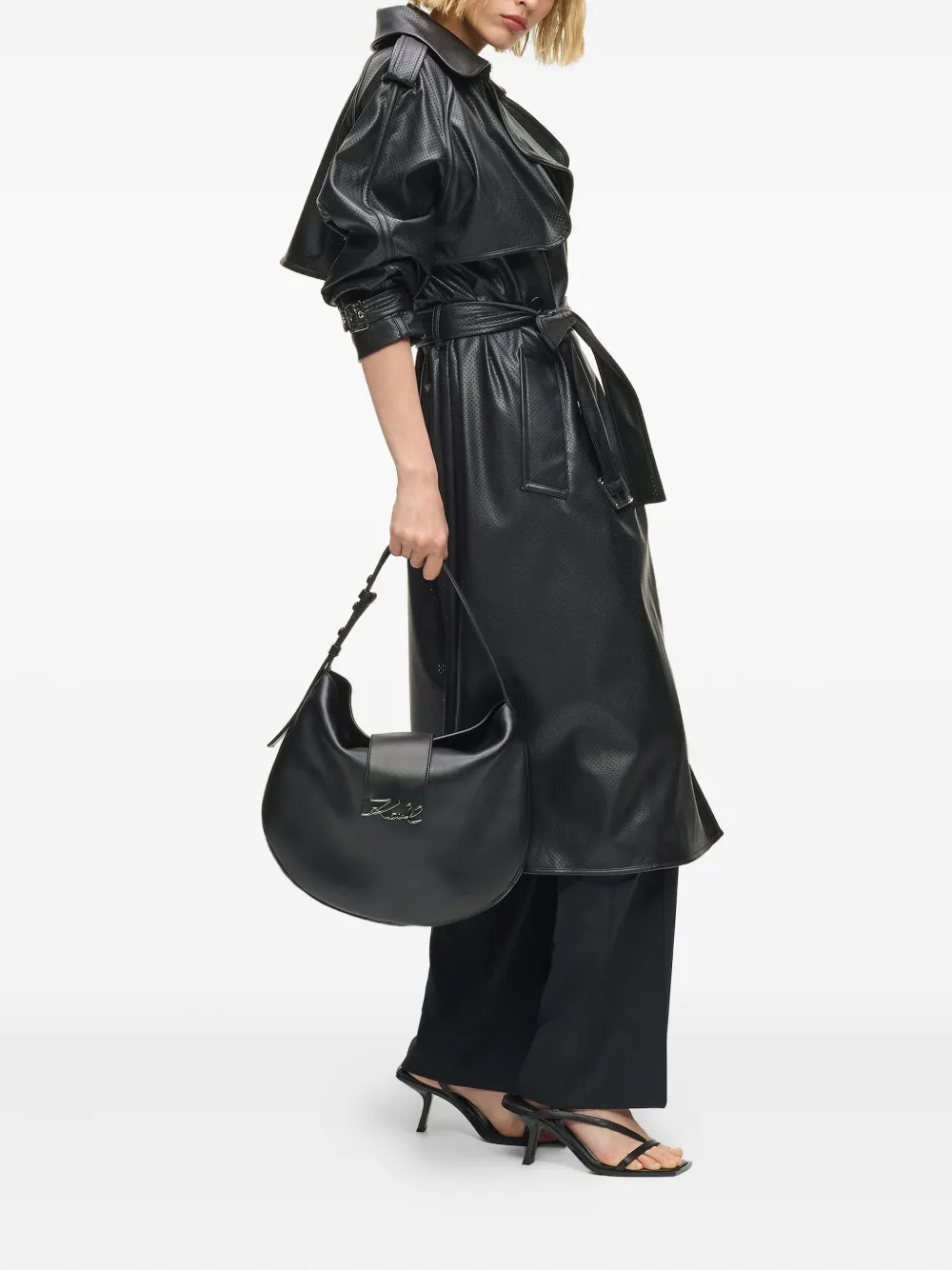 Karl Lagerfeld K/Signature schoudertas - Zwart