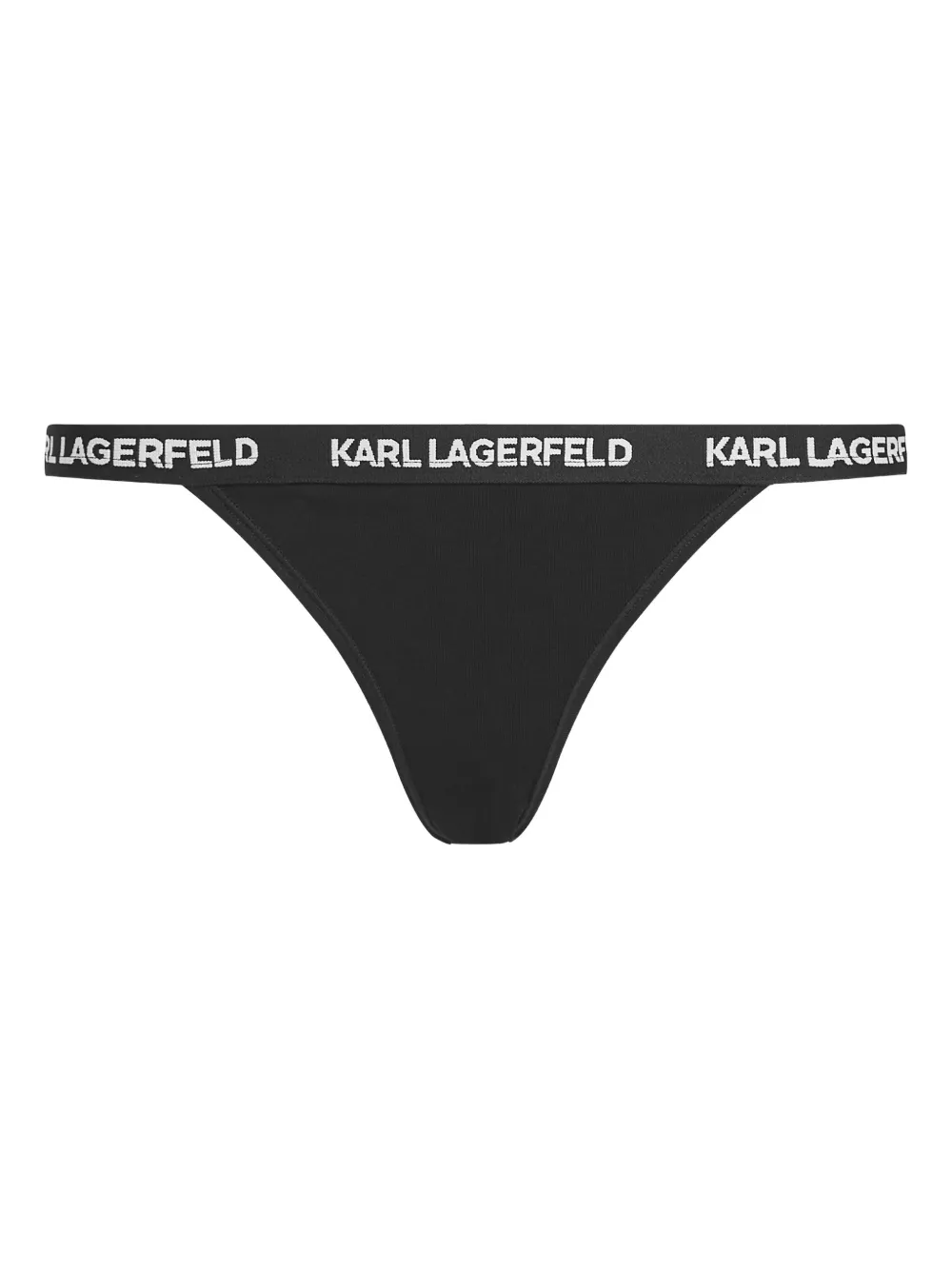 Karl Lagerfeld Drie slips met logoband Zwart