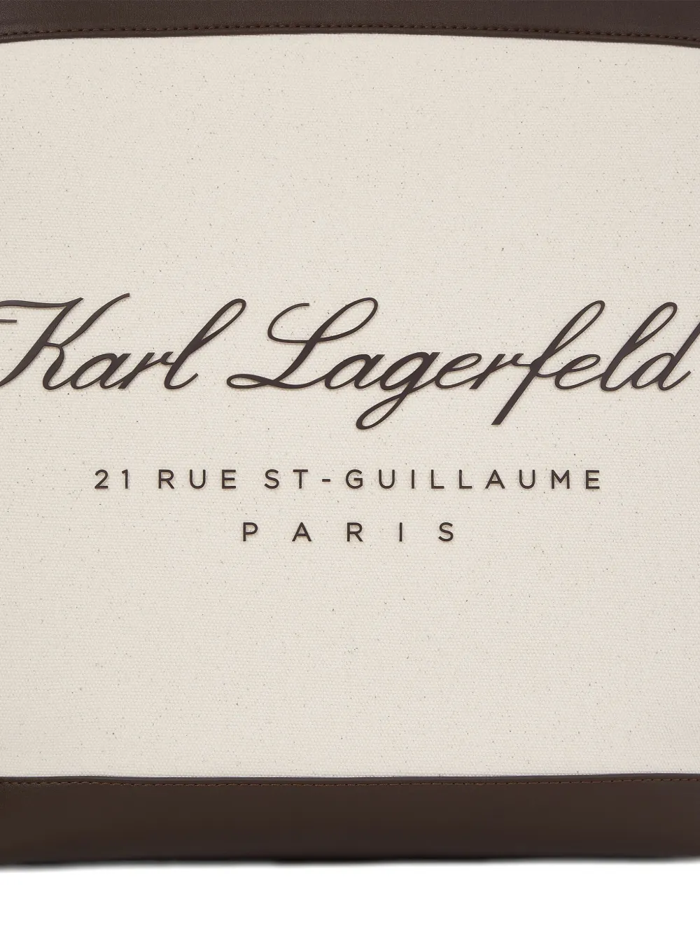 Karl Lagerfeld Hotel grote strandtas Beige