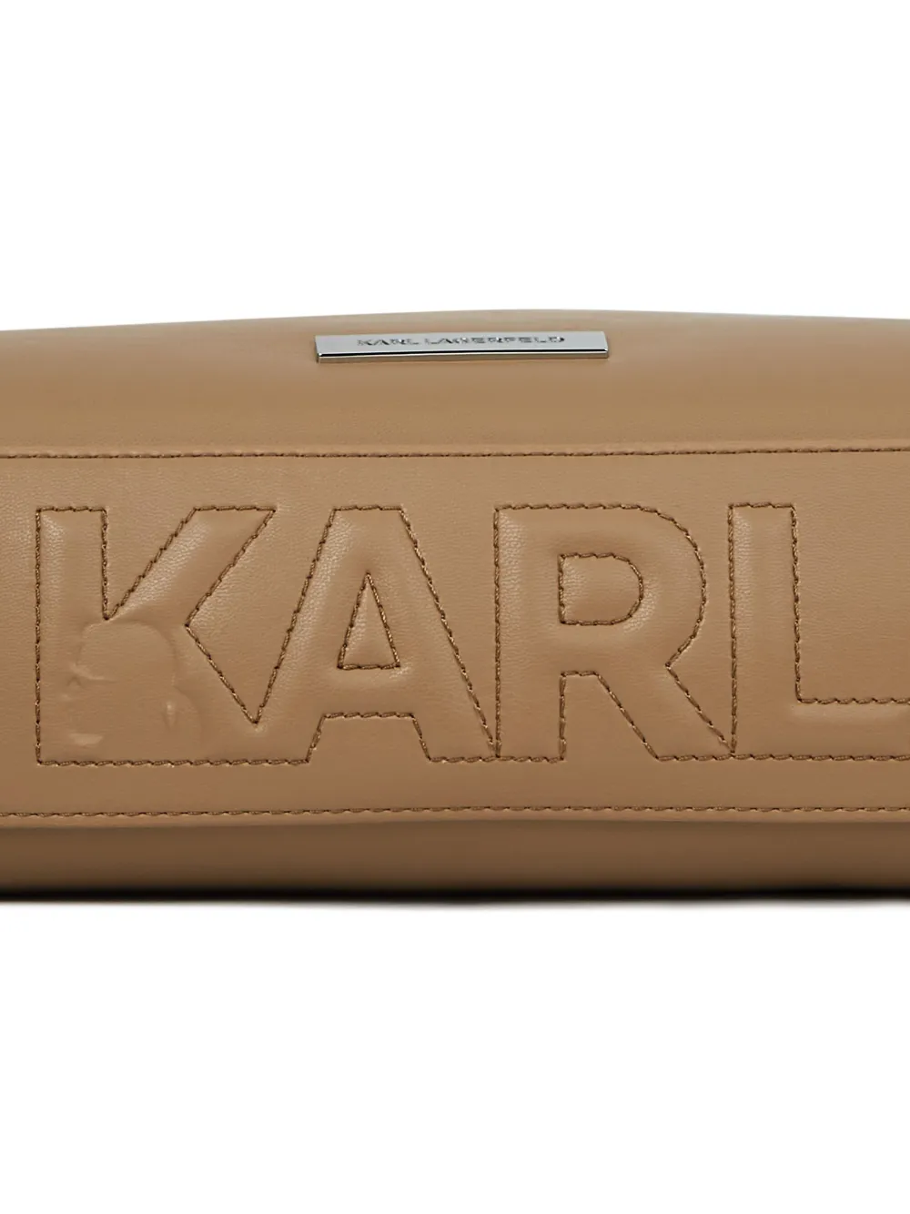 Karl Lagerfeld Ikon kleine schoudertas Beige
