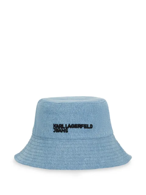 Karl Lagerfeld Jeans reversible denim bucket hat