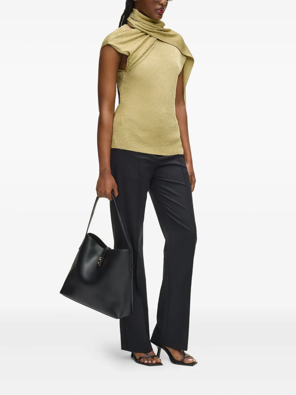 Karl Lagerfeld Top met sjaal Goud