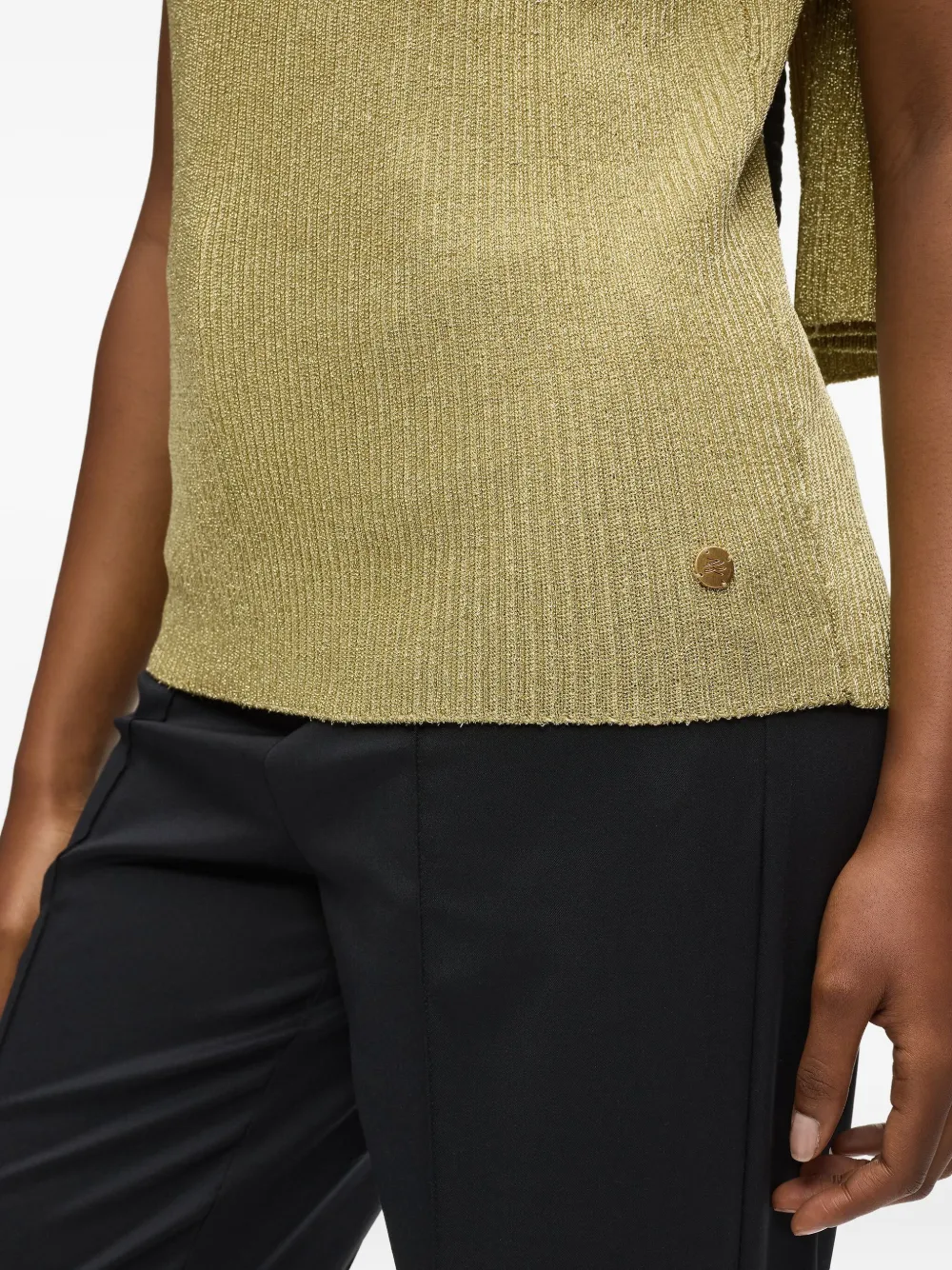 Karl Lagerfeld Top met sjaal Goud