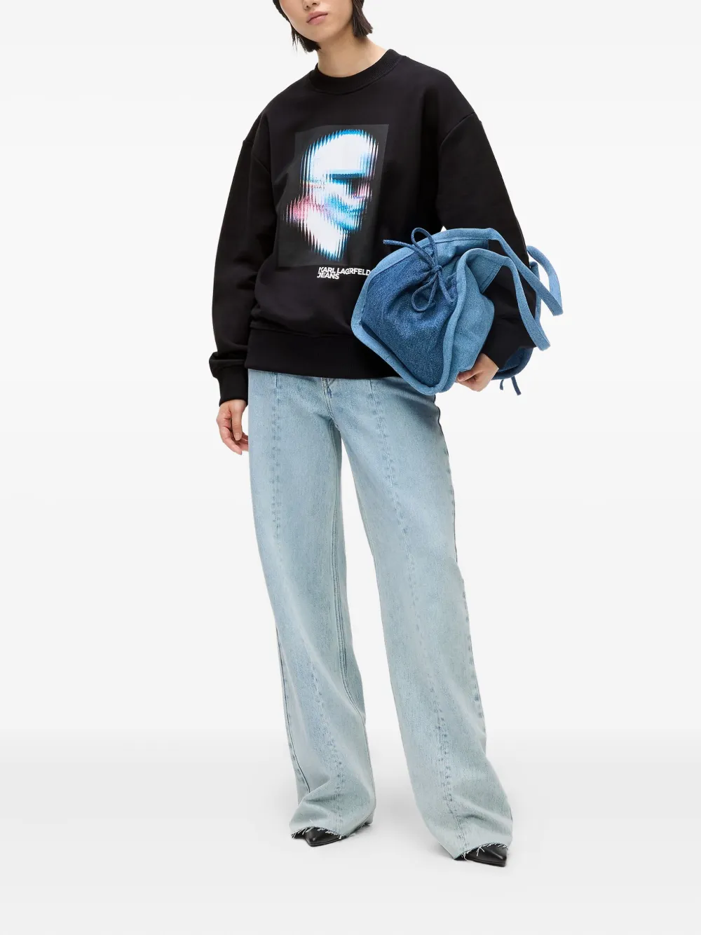 Karl Lagerfeld Jeans digitized Karl sweatshirt | Sweaters | Image 2